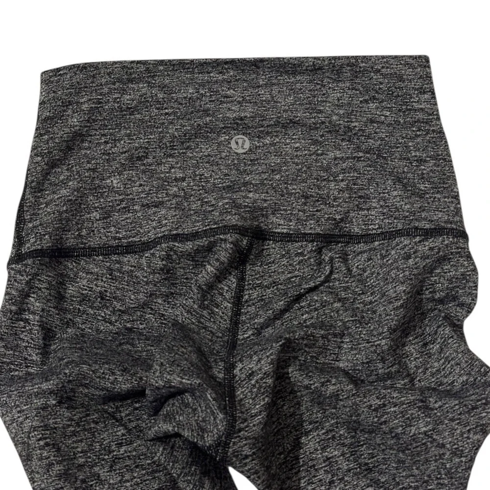 Lululemon Wunder Under‎ Hi-Rise Align Leggings Heathered Black Athletic Workout